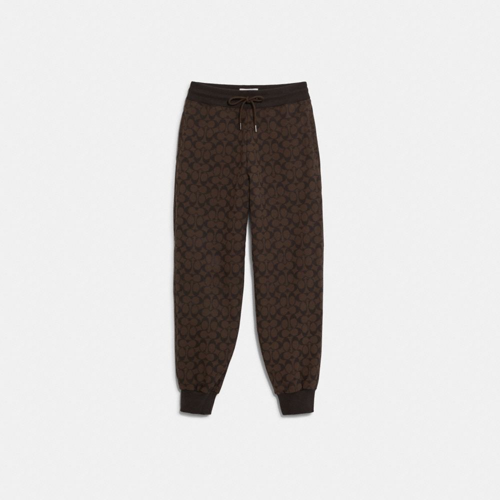 COACH®,SIGNATURE JOGGERS,Chestnut,Front View