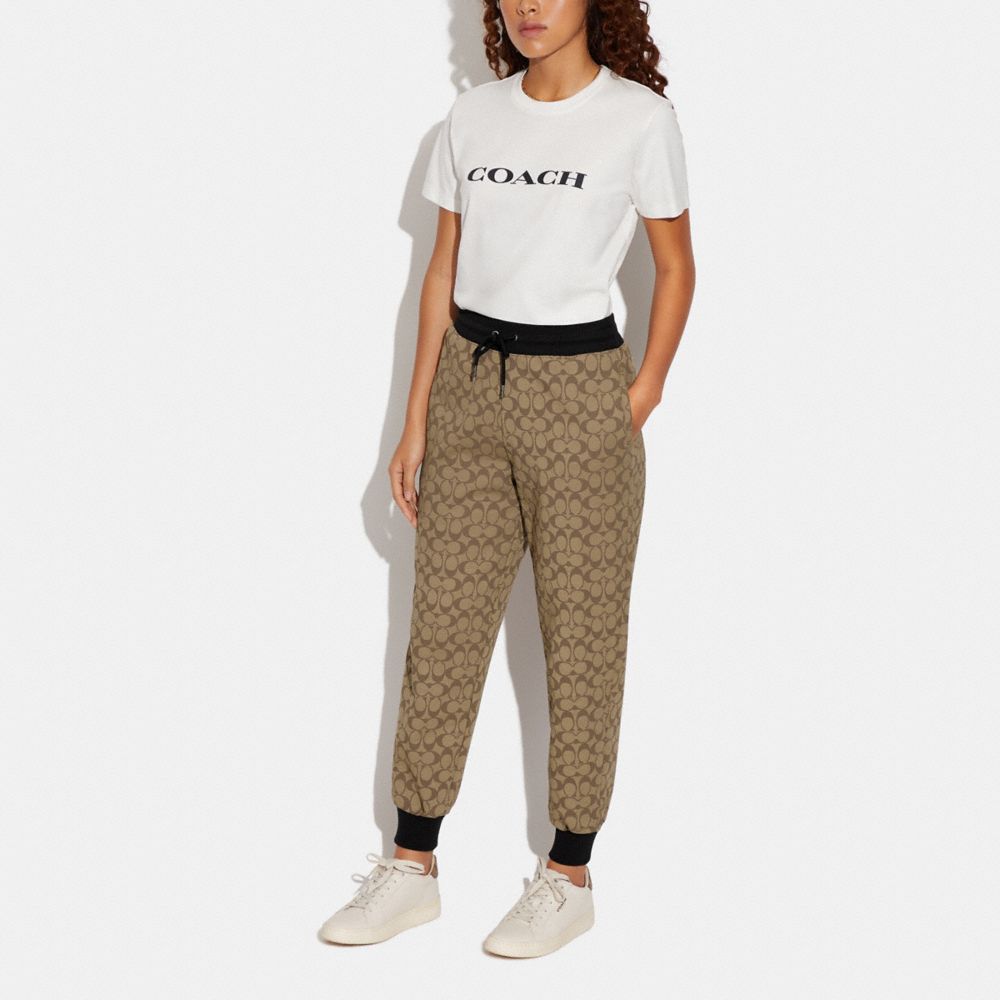 COACH®  Signature Knit Joggers