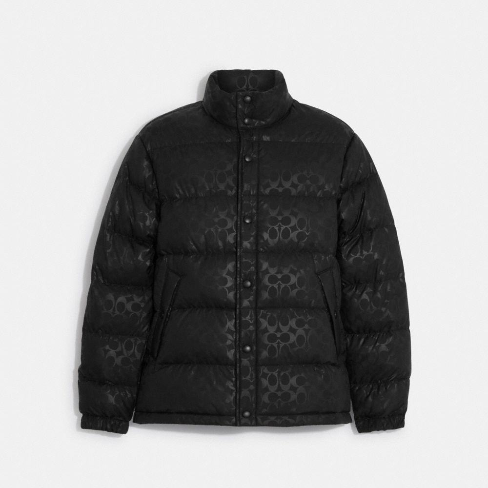 Coach black hot sale puffer jacket