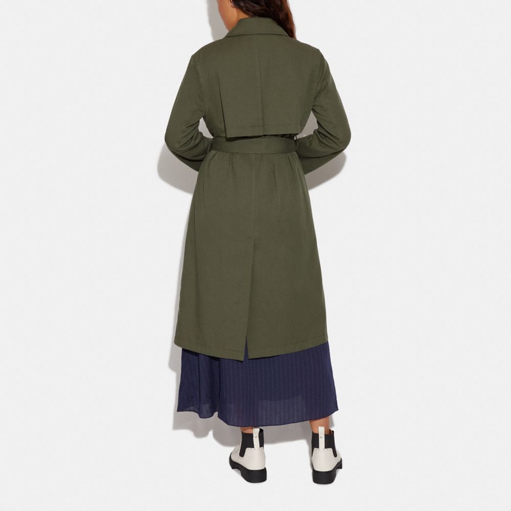 COACH®,リラックス ロング トレンチ,ジャケット&コート,