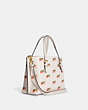 COACH®,MOLLIE TOTE 25 WITH STRAWBERRY PRINT,Medium,Gold/Chalk Multi,Angle View