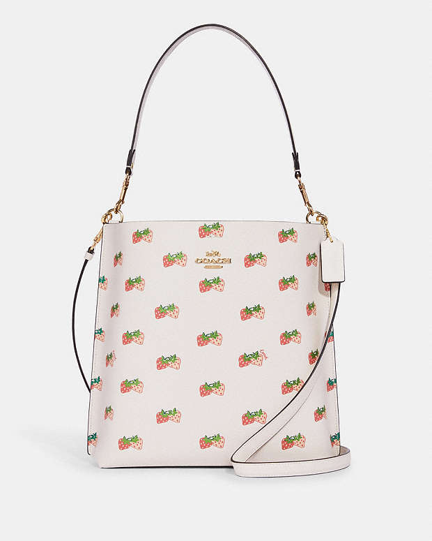 COACH OUTLET® | Mollie Bucket Bag With Strawberry Print