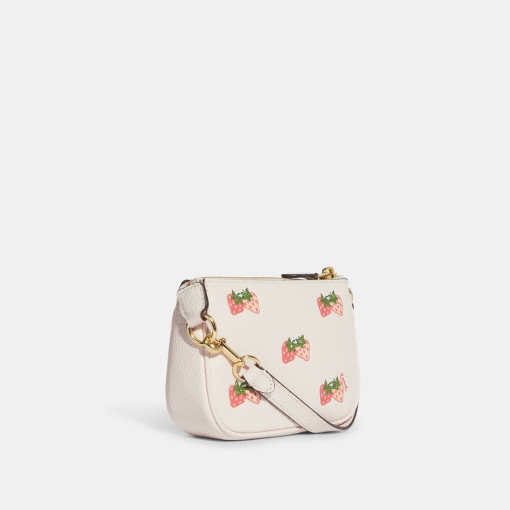 Coach Strawberry Print Nolita 15 Mini Purse