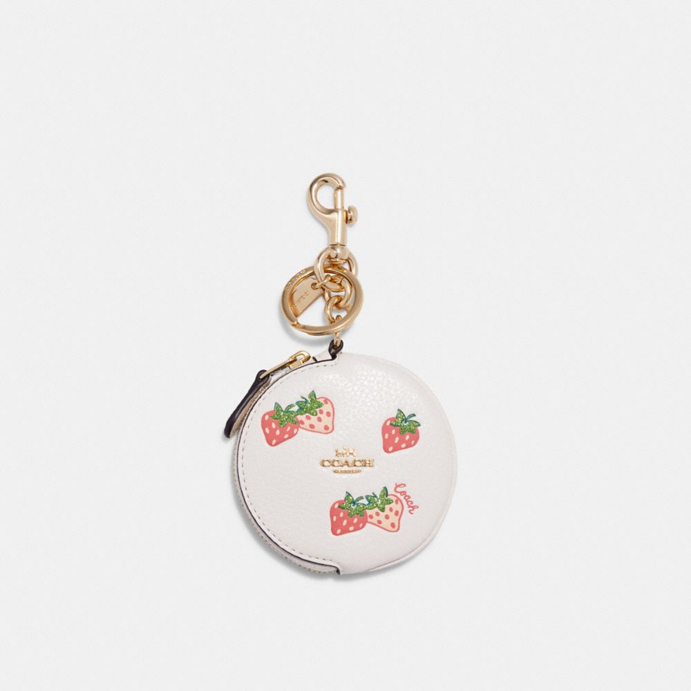 Coach Outlet Strawberry Bag Charm