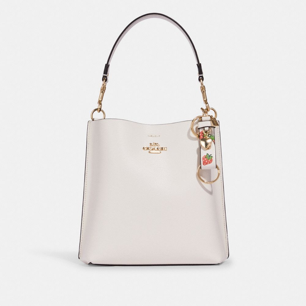 COACH®  Trigger Snap Bag Charm With Cat Print