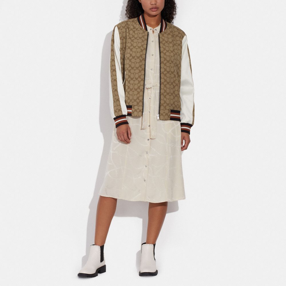 White jacquard cotton coat and skirt ensemble Louis Vuitton by