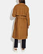 COACH®,WOOL TRENCH COAT,wool,Camel,Scale View