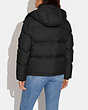 COACH®,SHORT DOWN PUFFER,Polyester,Black,Scale View
