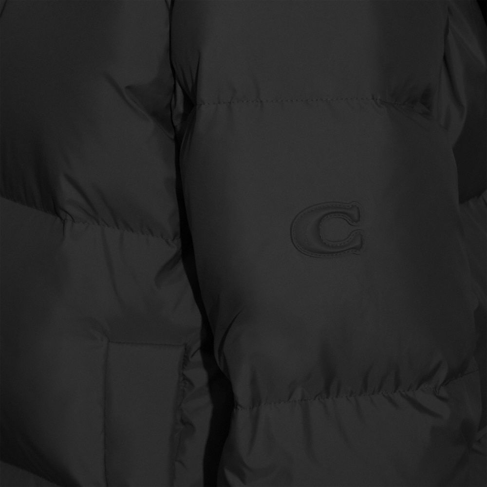 COACH®,Short Down Puffer,,Detail View