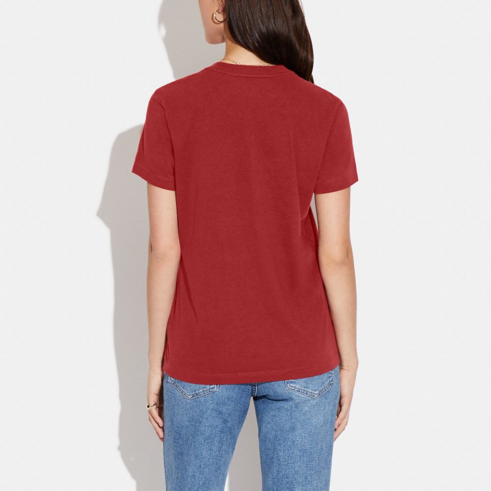 COACH®,Signature Creatures T Shirt In Organic Cotton,,Scale View