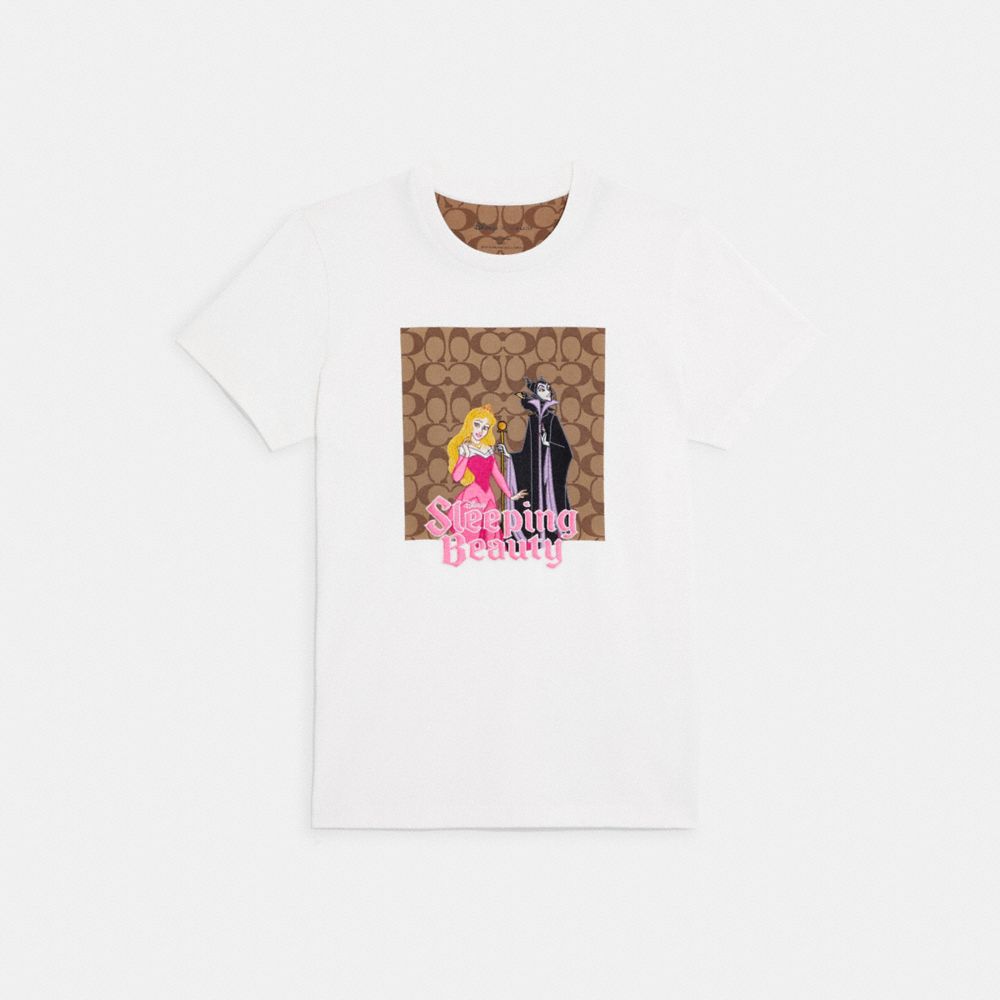 COACH®  Disney X Coach Signature Sleeping Beauty T Shirt