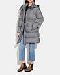 COACH®,MID DOWN PUFFER,Polyester,Grey,Scale View