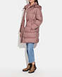 COACH®,MID DOWN PUFFER,Polyester,Rose,Scale View