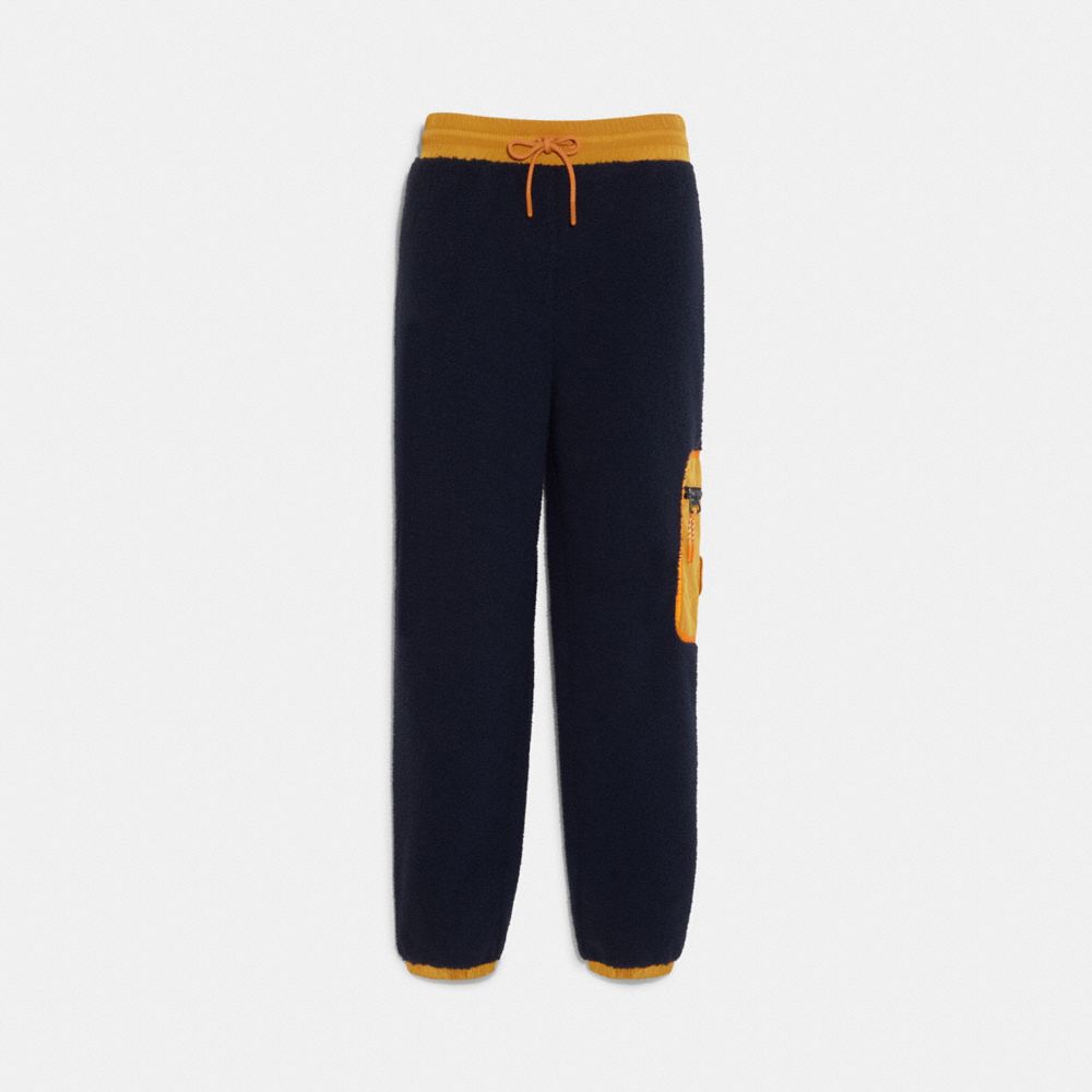 Sherpa on sale fleece joggers