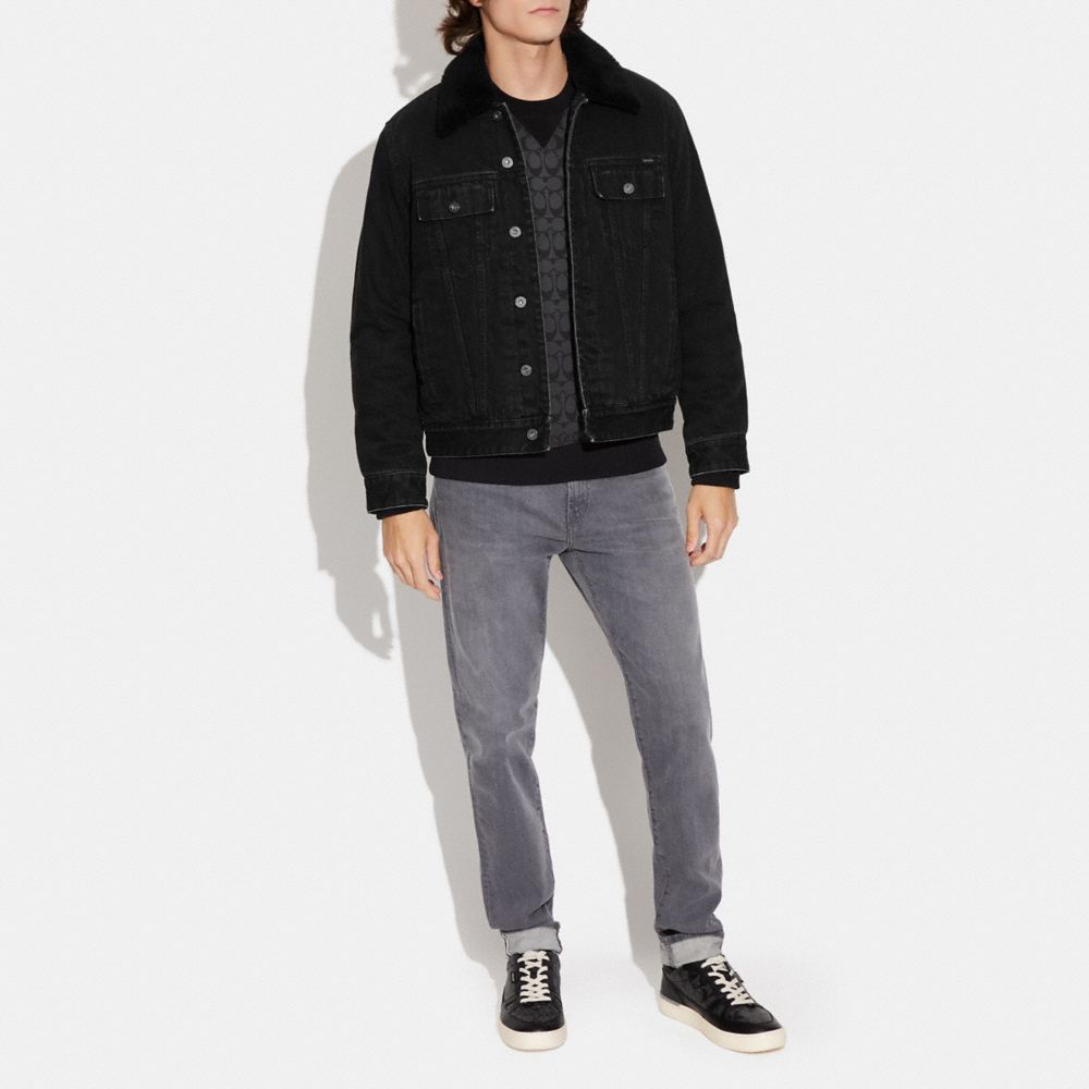 Coach Men's Denim Trucker Jacket