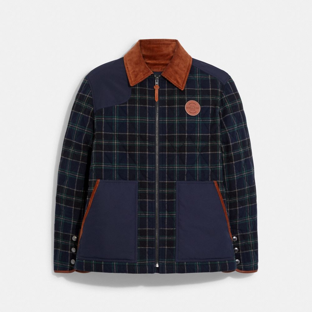 Coach 2025 plaid jacket