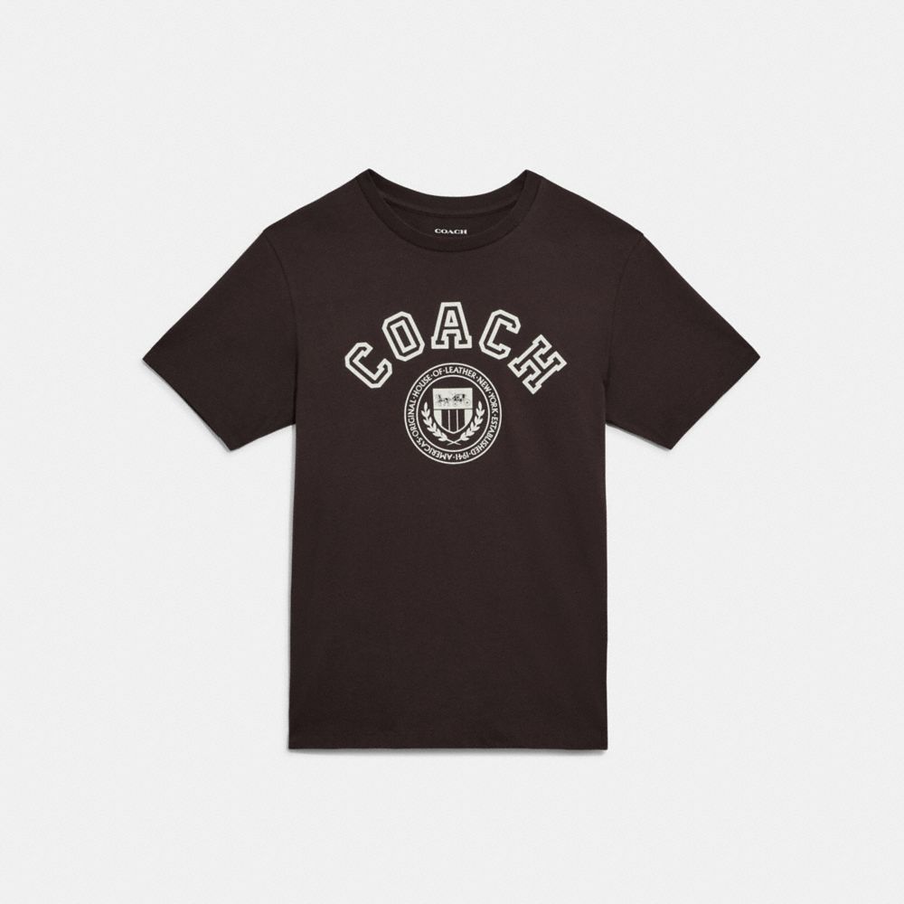 COACHＴシャツ 公式】コーチアウトレット | ヴァーシティ クレスト Tシャツ