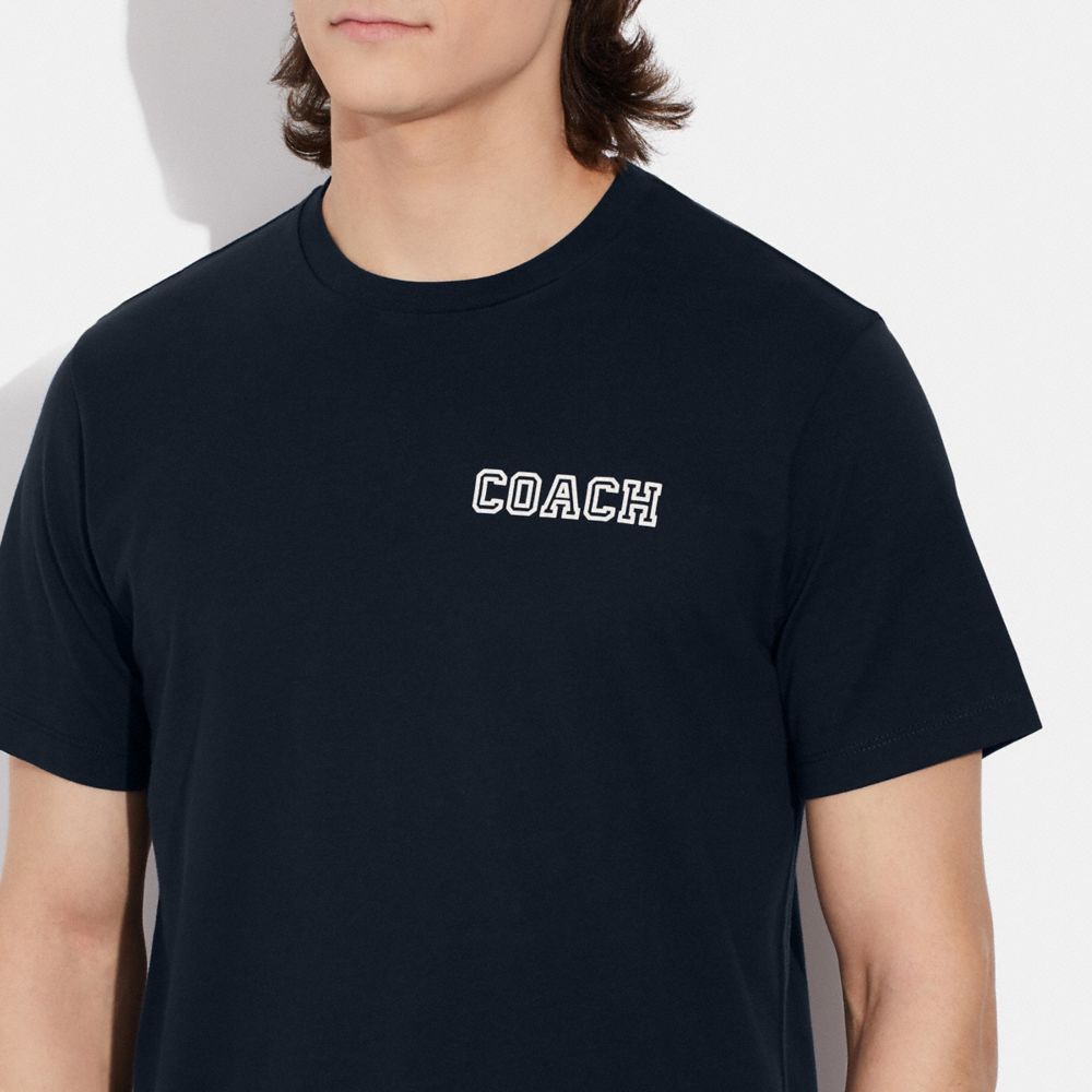 Varsity T Shirt In Organic Cotton