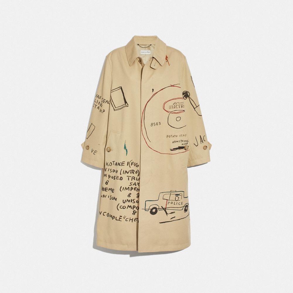 Trench Coat Jean Michel Basquiat X Coach