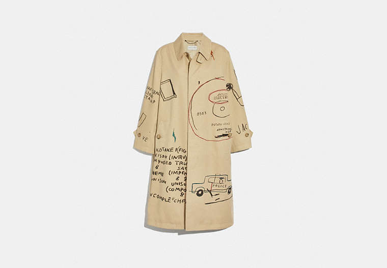 Trench Coat Jean Michel Basquiat X Coach