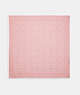 COACH®,SIGNATURE OVERSIZED SQUARE SCARF,cotton,True Pink,Front View