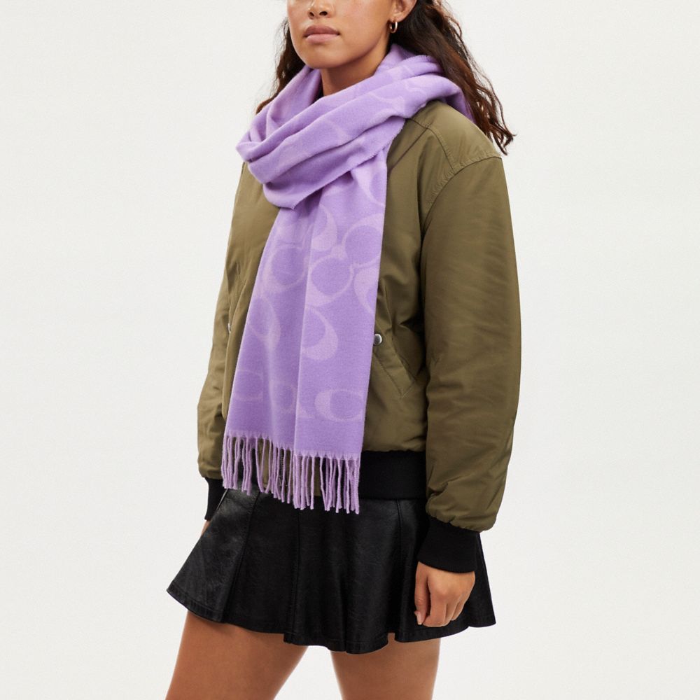 Coach, Accessories, Coach Muffler Scarf With Pockets