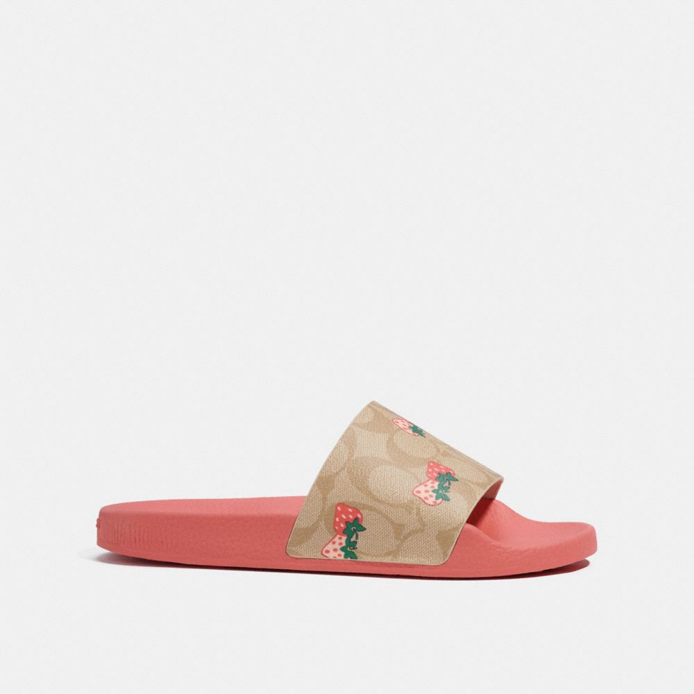 Gucci women's 2024 slides strawberry