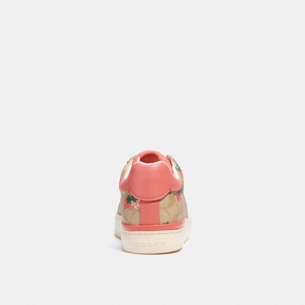 COACH OUTLET® | Clip Low Top Sneaker With Strawberry Print