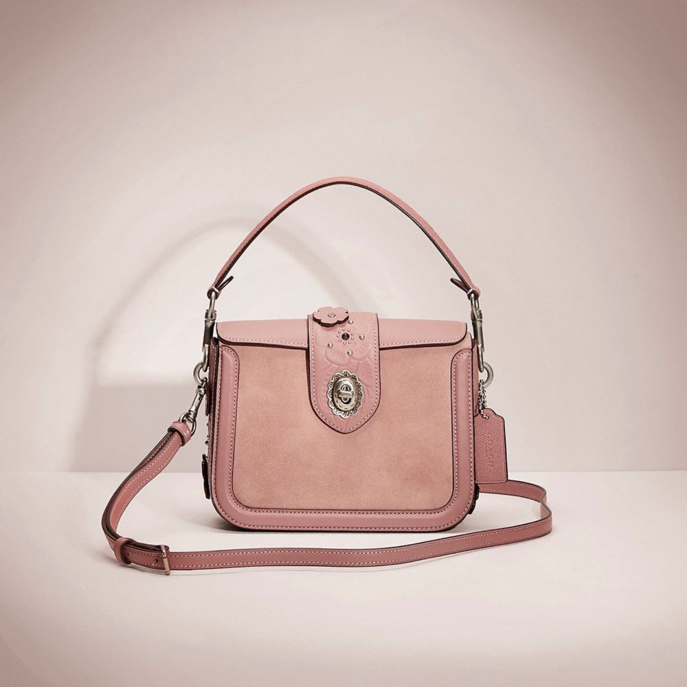 Coach Tea Rose Large Sierra Cross Body Bag - Gem