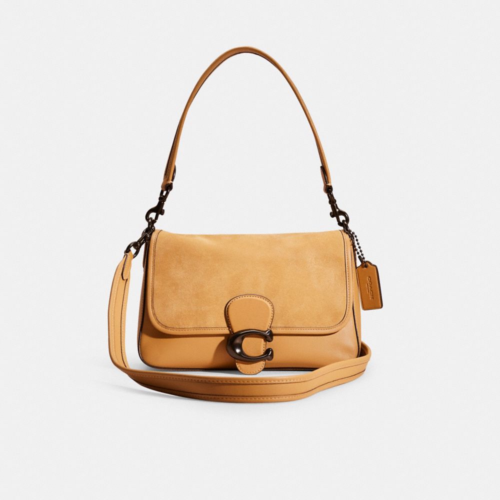 Coach Restored Soft Tabby Shoulder Bag In Pewter/toffee