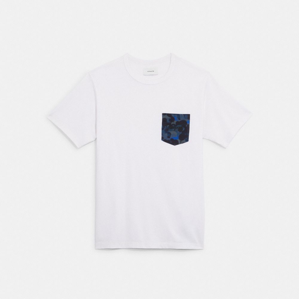 【COACH★CB811】百貨店商品♪カモプリントポケットTシャツ 公式】COACH – コーチ | ソリッド カモ プリンテッド ポケット T