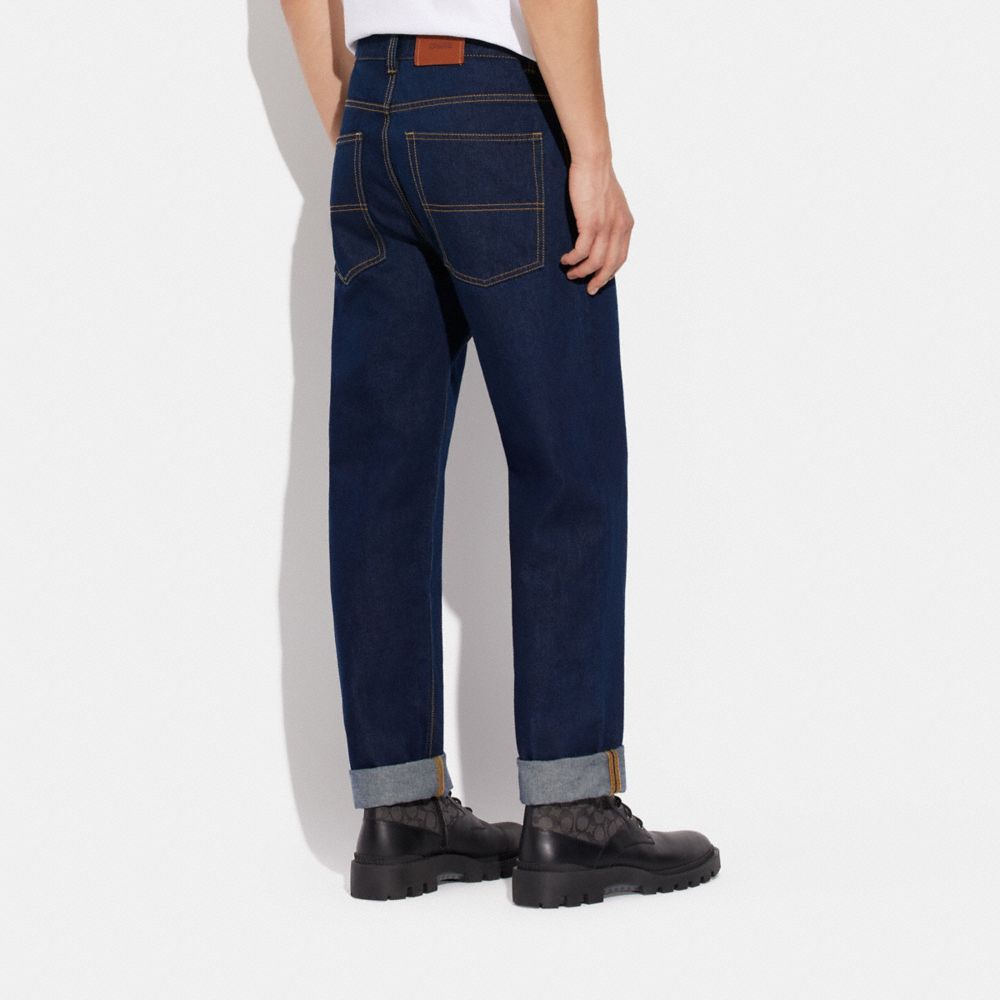 COACH®,Taper Denim Pants,,Scale View