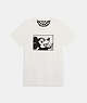 COACH®,DISNEY MICKEY MOUSE X KEITH HARING T-SHIRT,White,Front View