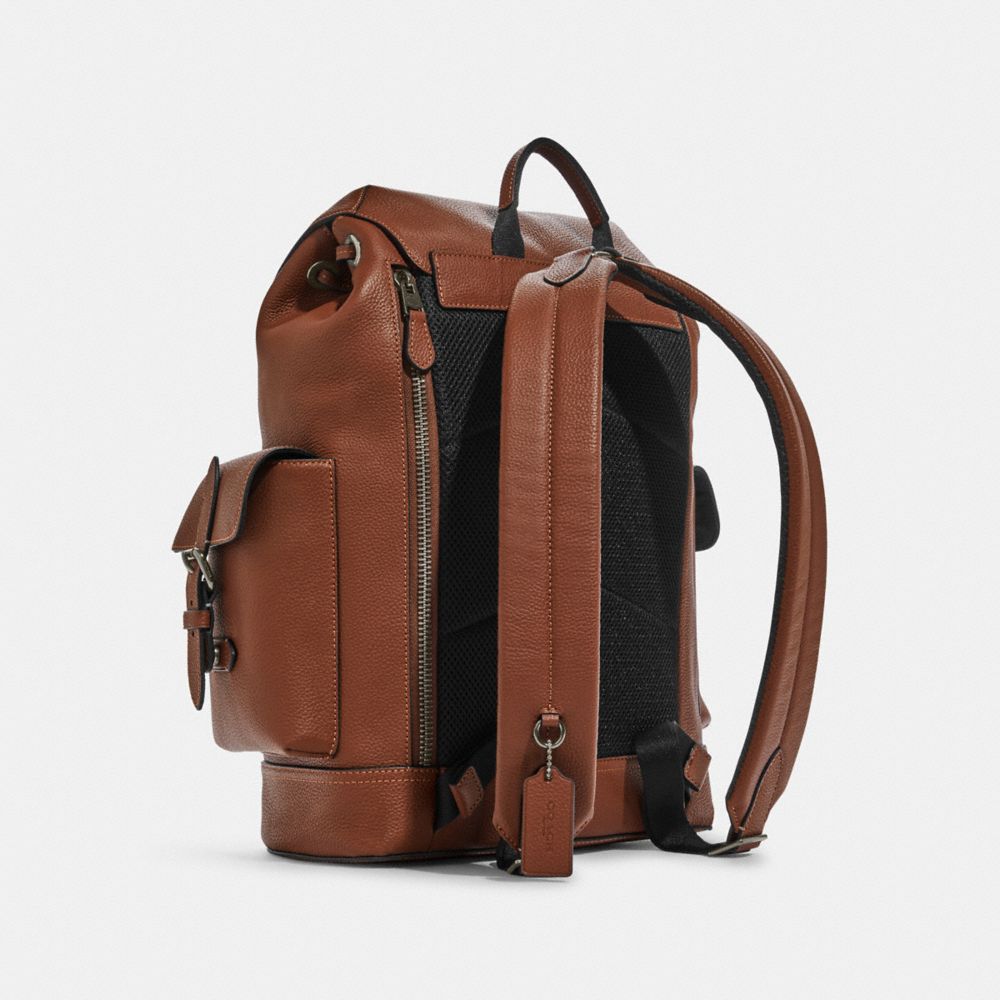 Coach Hudson Backpack In Sport Calf Leather, $550, Coach