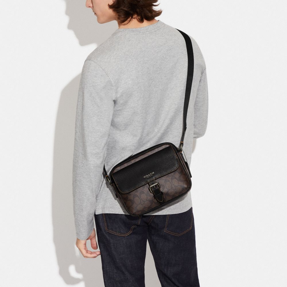 Hudson Crossbody Bag In Signature Canvas