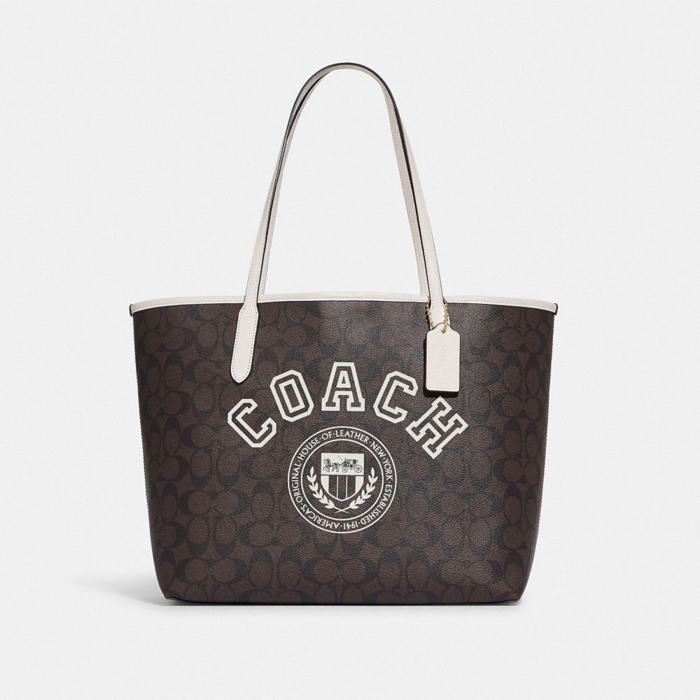 The @Coach City Tote is my go-to for travel, work, and school