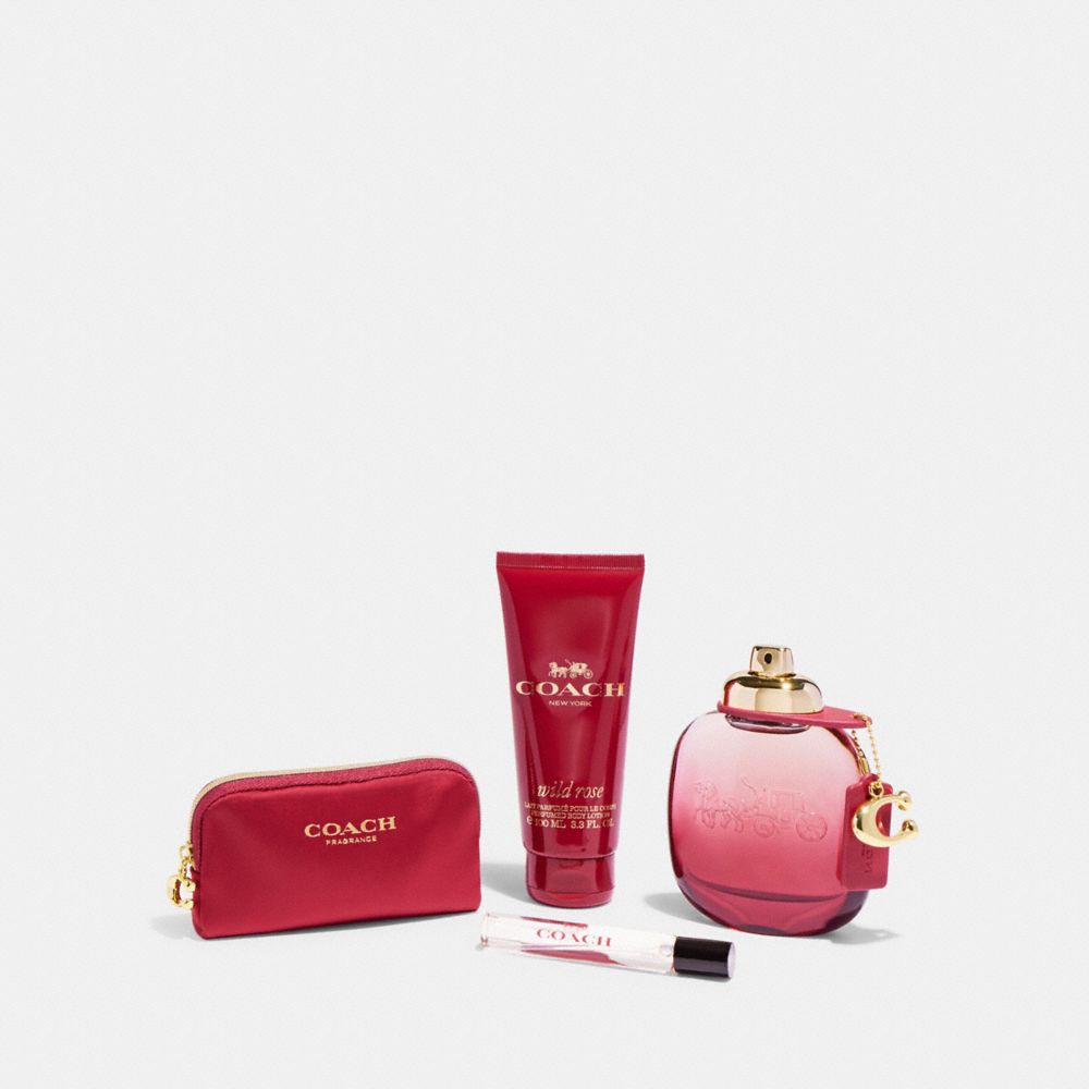 COACH®,Wild Rose Eau De Parfum 4 Piece Gift Set,,Front View