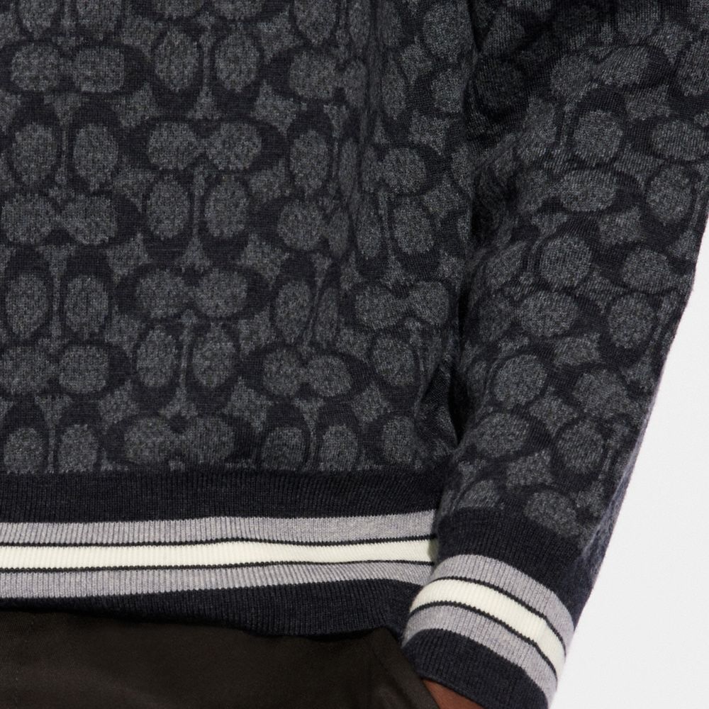 COACH®  Signature Sweater