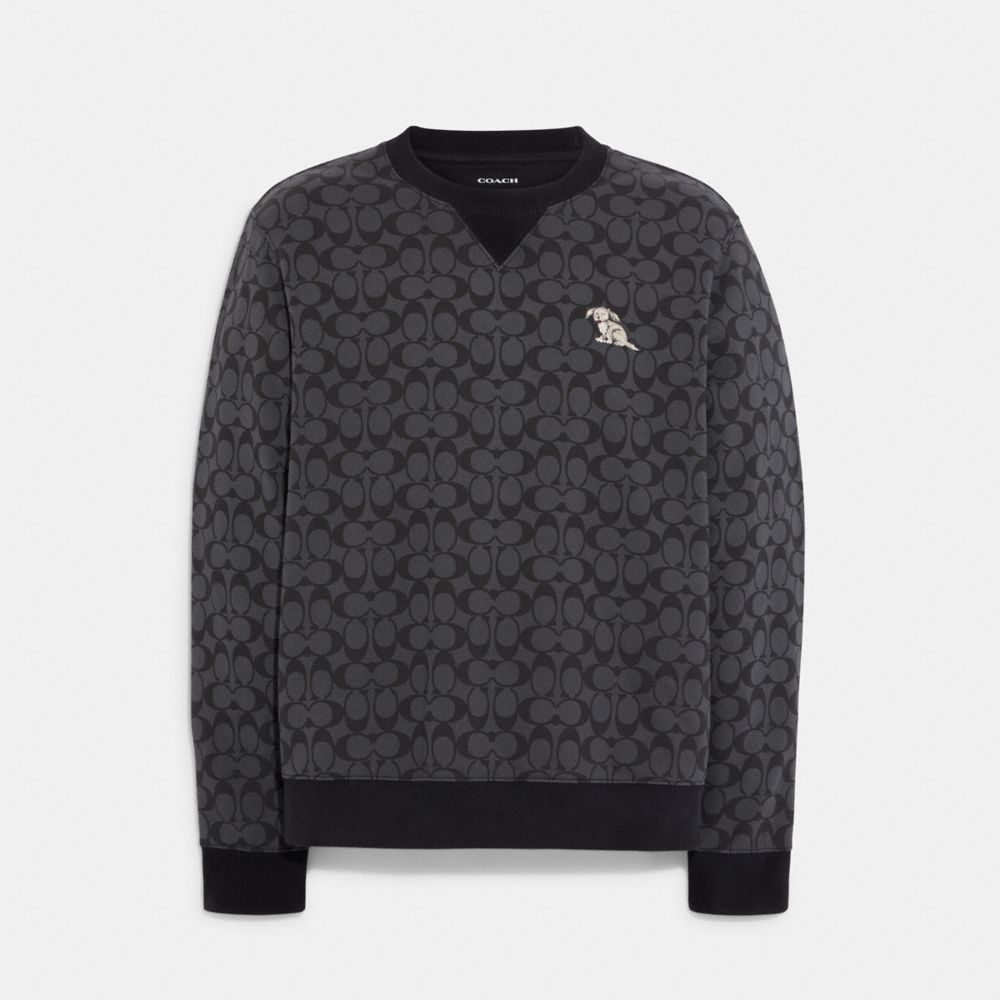 COACH® | Signature Creatures Crewneck Sweatshirt