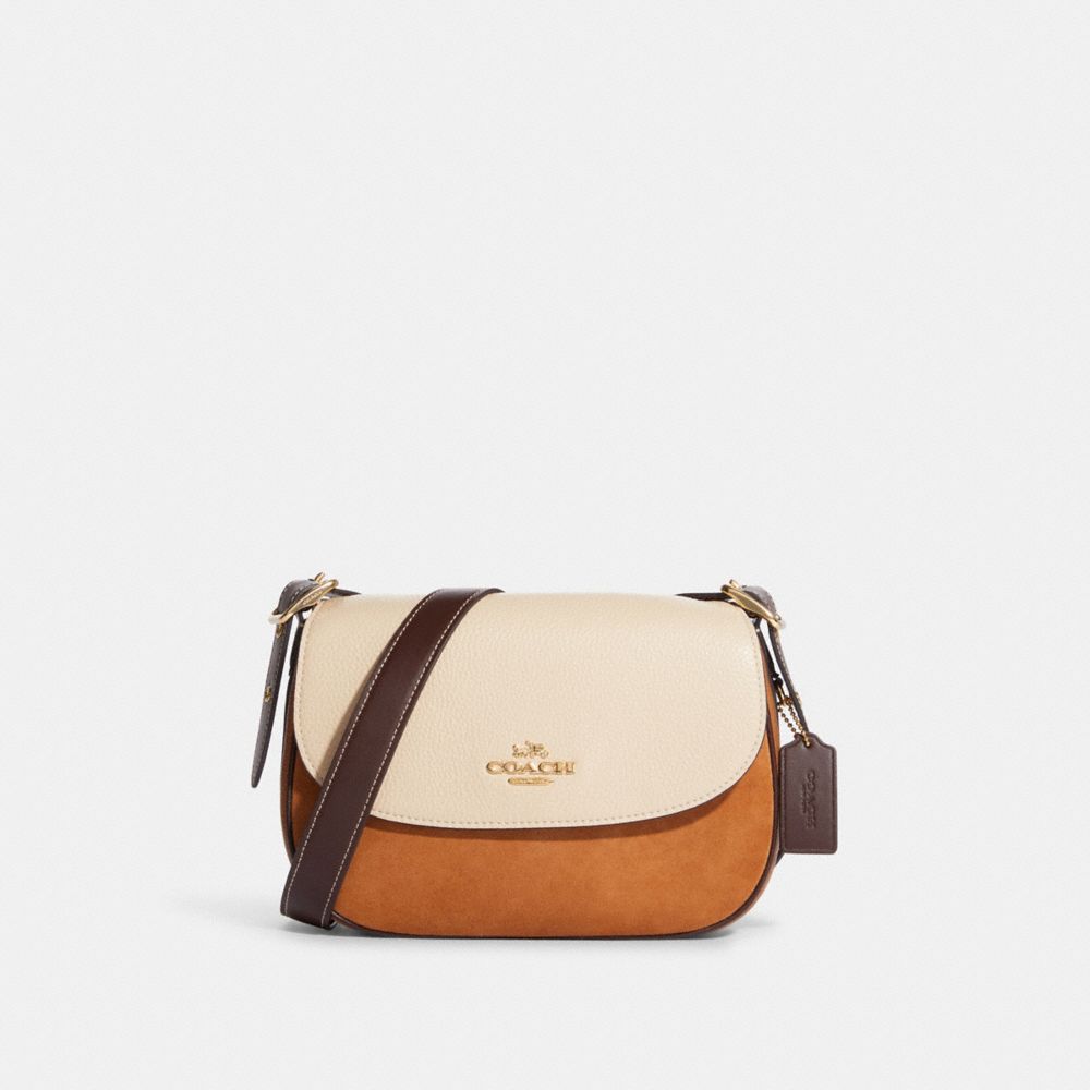 Coach colorblock saddle bag new arrivals