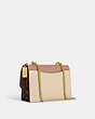 COACH®,KLARE CROSSBODY IN COLORBLOCK,Snakeskin Leather,Medium,Gold/Ivory Multi,Angle View