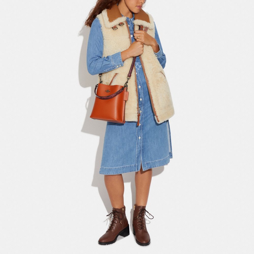 COACH®,Mollie Bucket Bag 22,,Detail View