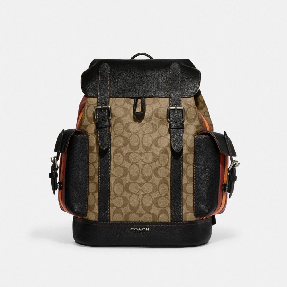 Hudson Logo Stripe Backpack