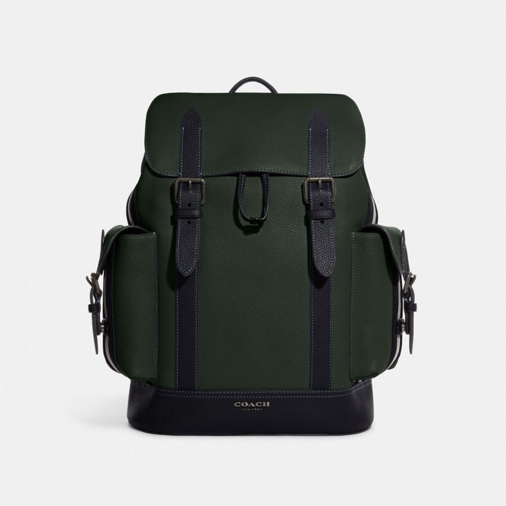 COACH® Outlet | Hudson Backpack With Varsity Stripe