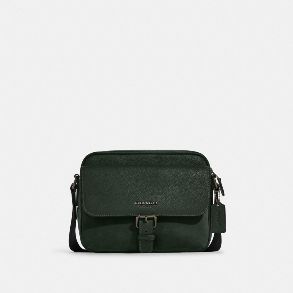 Hudson leather crossbody bag