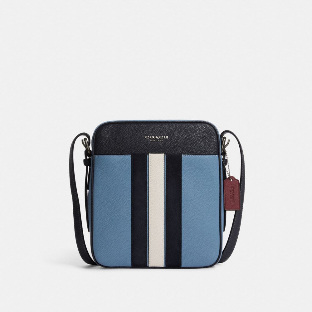 COACH® | Hudson Crossbody 21 With Varsity Stripe