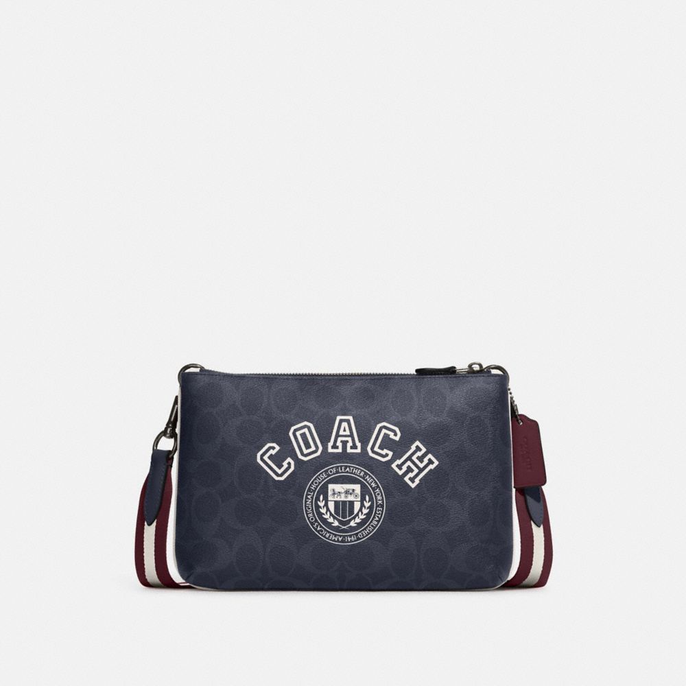 ショルダーバッグ COACH EVERETT CROSSBODY IN COLORBLOCK SIGNATURE CANVAS COACH® Outlet | Everett Crossbody In Colorblock Signature Canvas