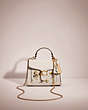 COACH®,UPCRAFTED TABBY TOP HANDLE 20,Smooth Leather,Small,Brass/Chalk,Front View