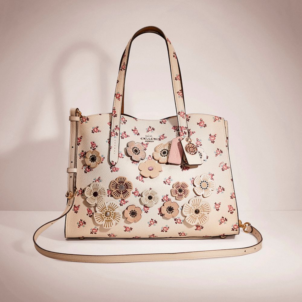 Upcrafted Charlie Carryall With Floral Bloom Print COACH