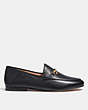 COACH®,HANNA LOAFER,Leather,Black,Angle View
